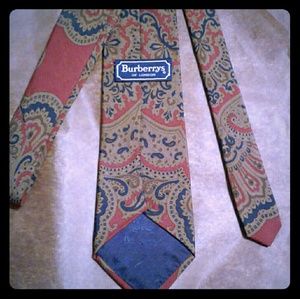 VINTAGE BURBERRY OF LONDON PAISLEY TIE
